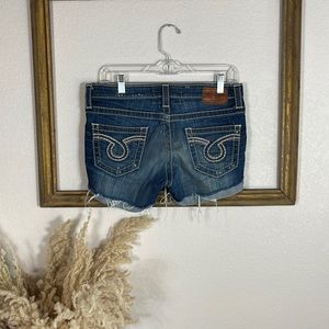 Big Star Cutoff Denim Shorts Size 27